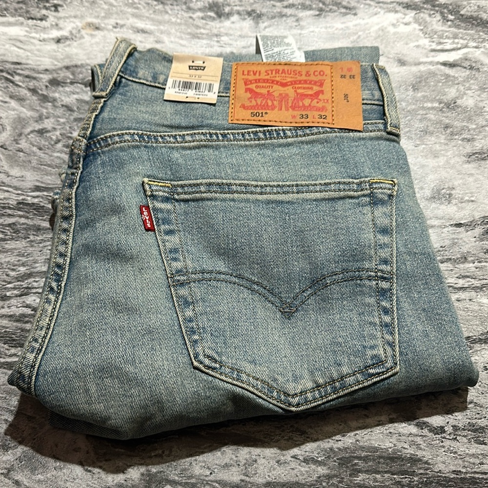Levi’s 501 Stretch Jeans 33 x 32 NWT